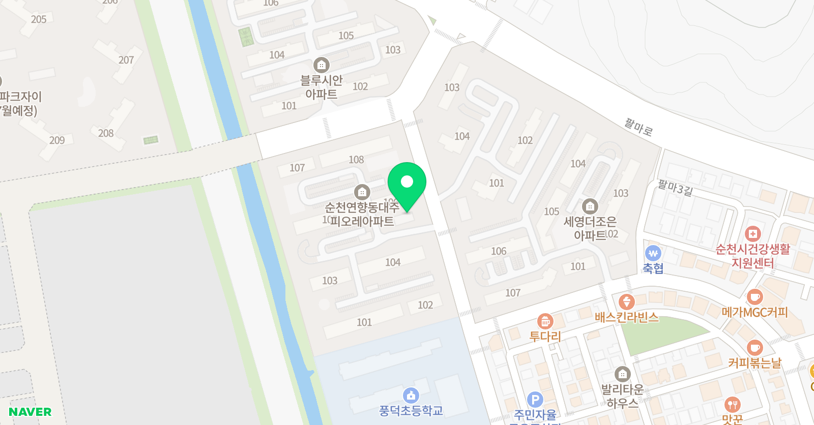 더플랫 음악학원 위치