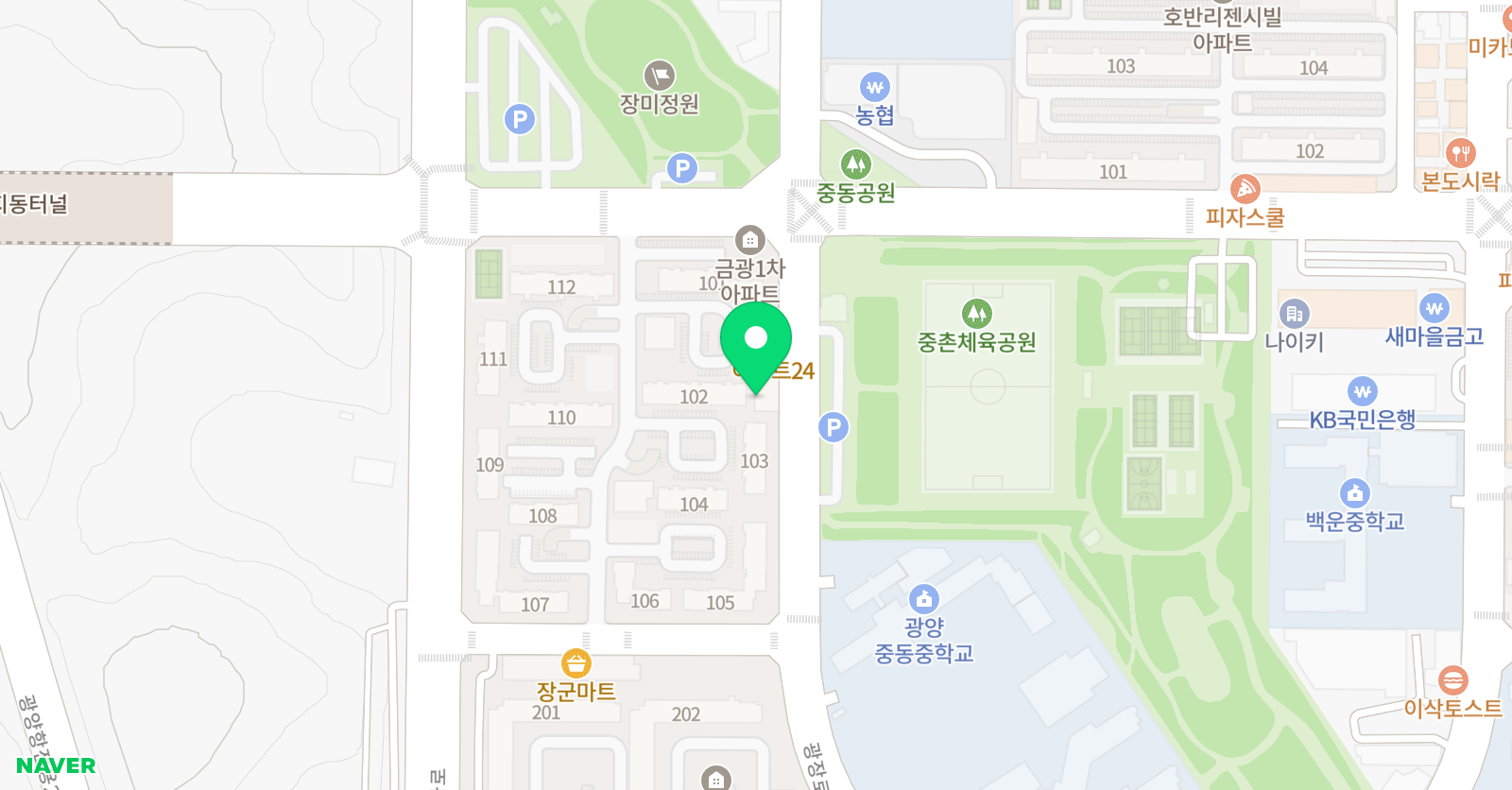 하늘담은 미술학원 위치
