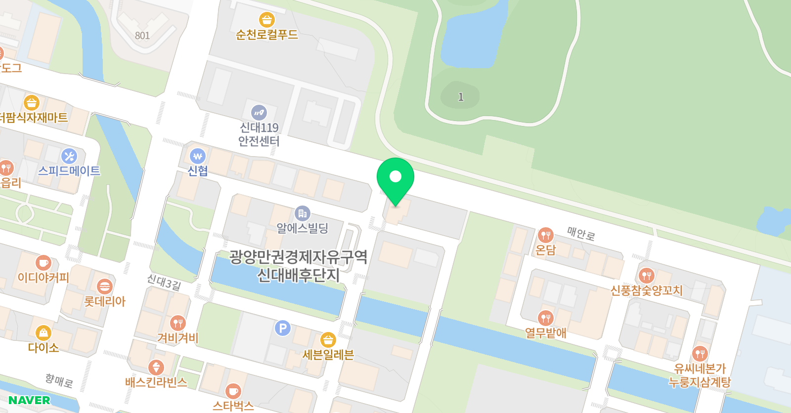 아이엠 미술학원 위치