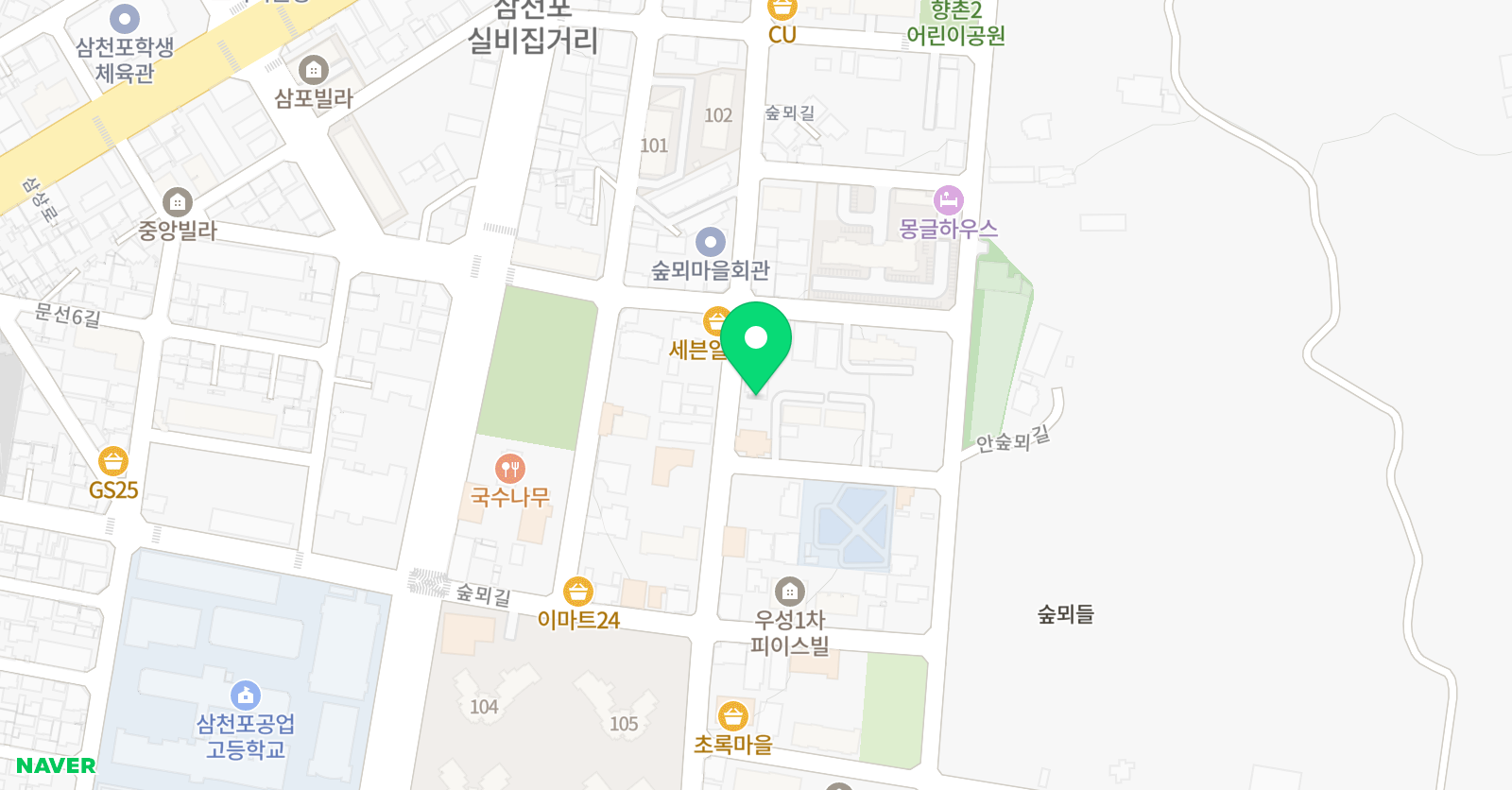 느낌 음악학원 위치