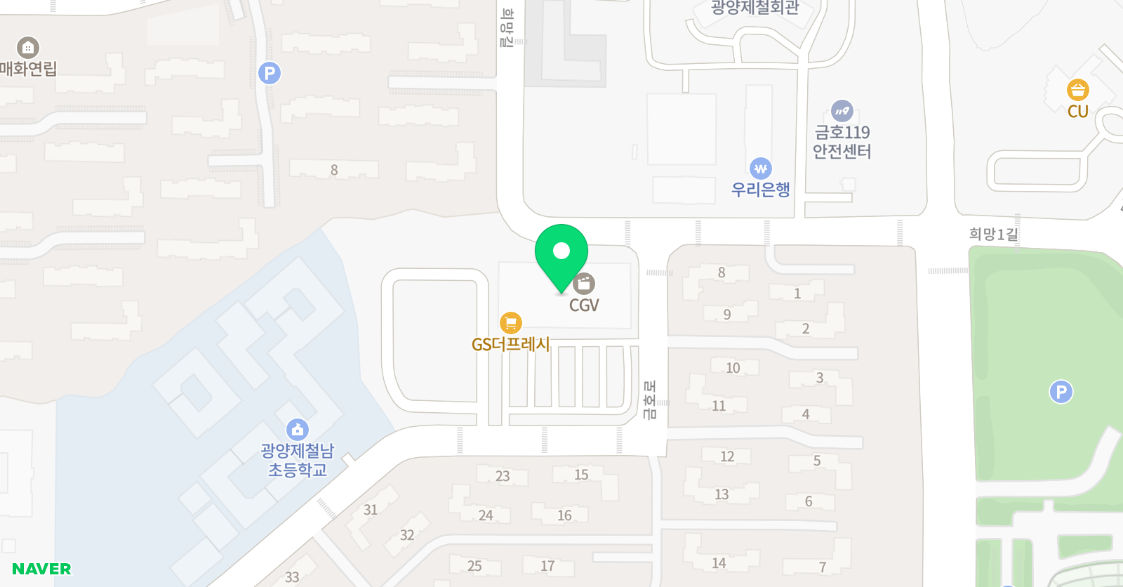 소리사랑 음악학원 위치