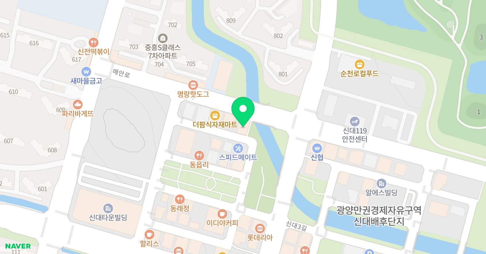 주앤정 국어 영어 학원 위치