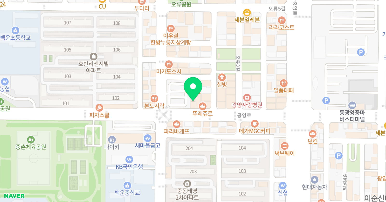 애니스타 만화학원 위치