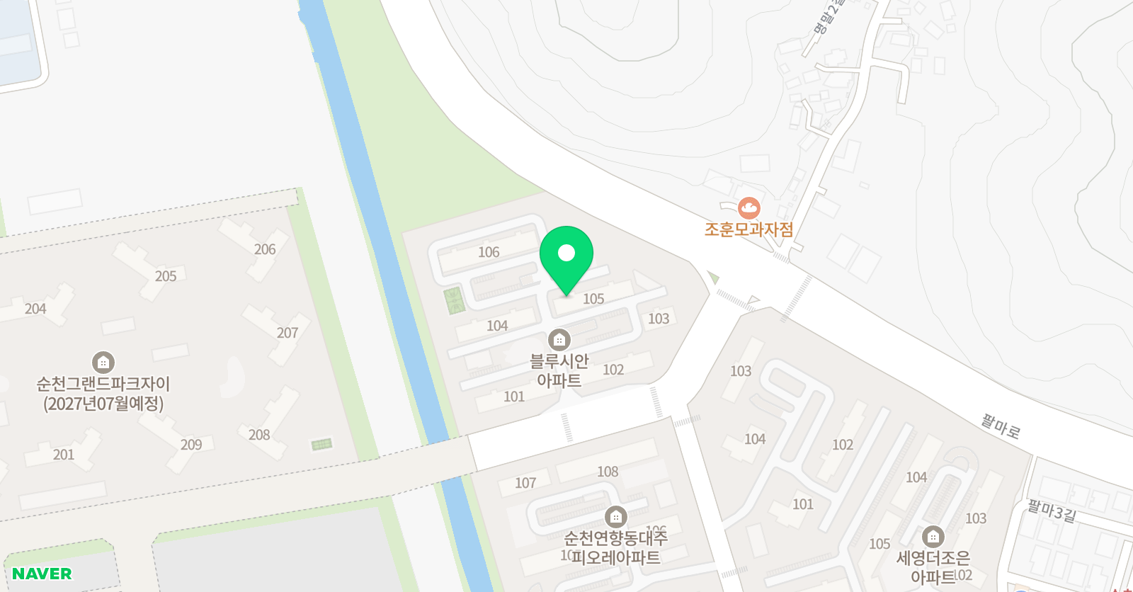 푸르넷 공부방 블루시안점 위치