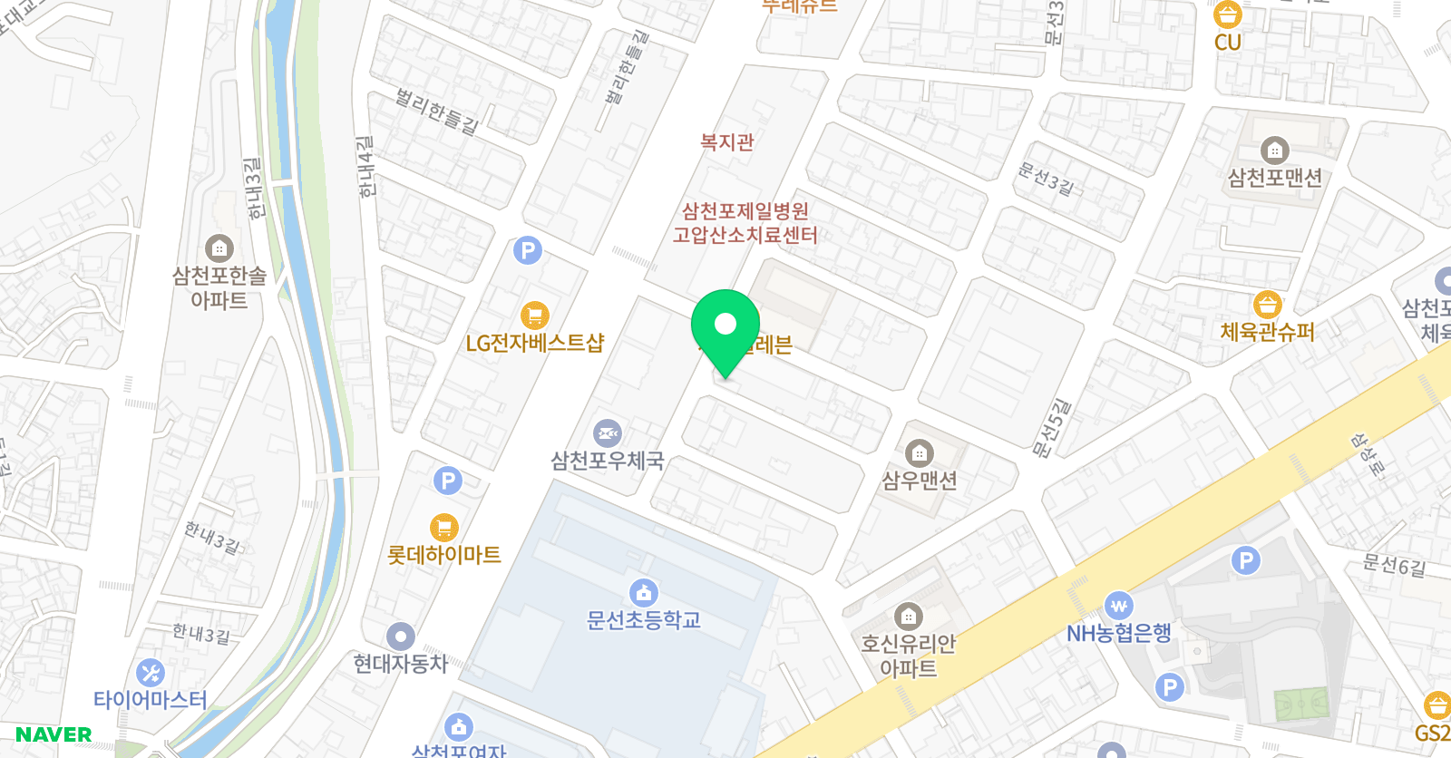 피아노의숲 음악학원 위치