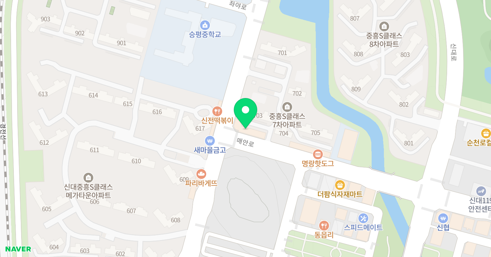 배대원수학신대학원 위치