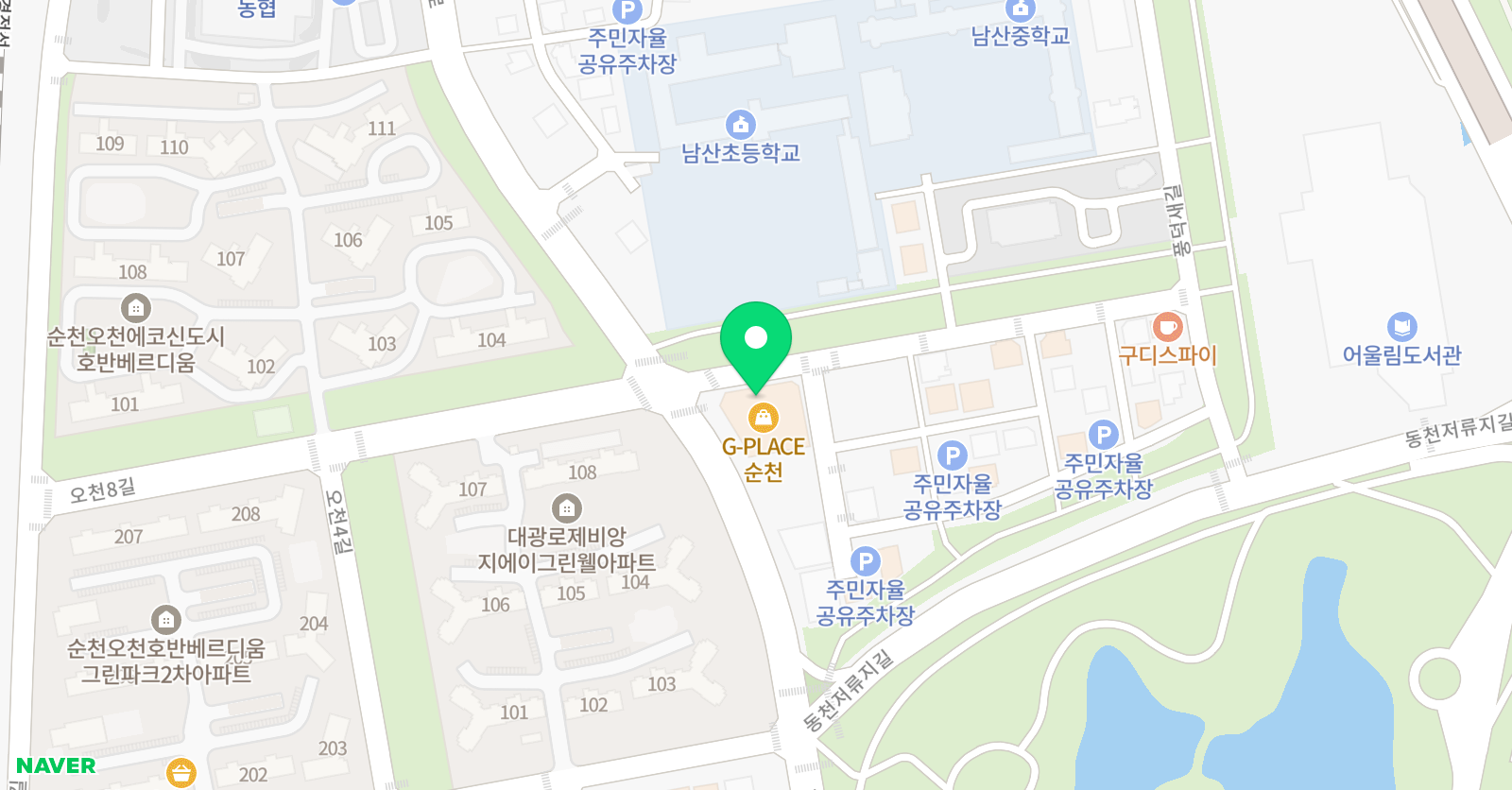 조이스감성미술학원 위치