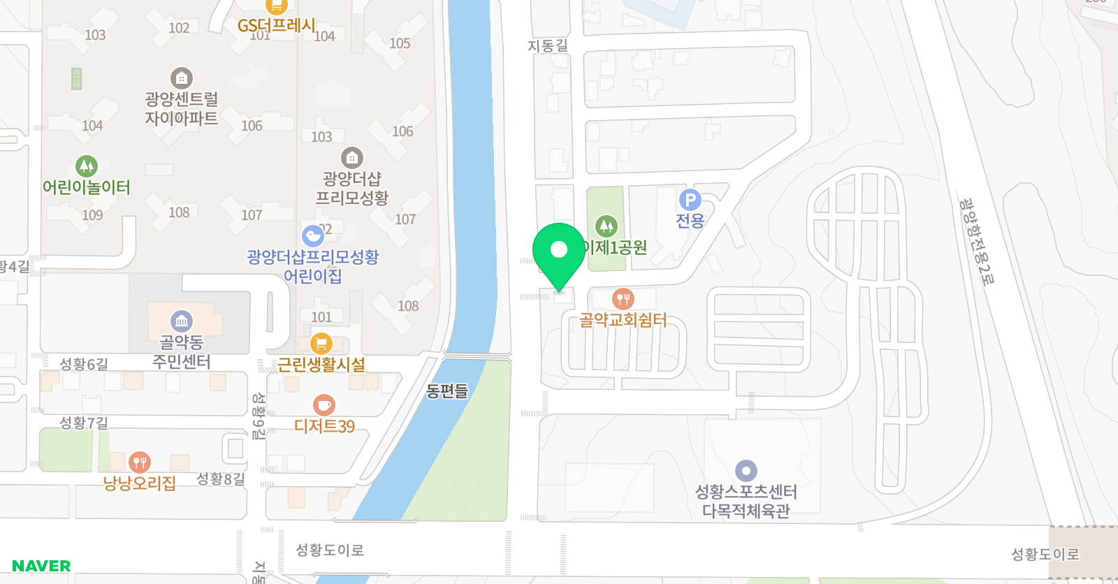 헤더쌤 영어학원 위치
