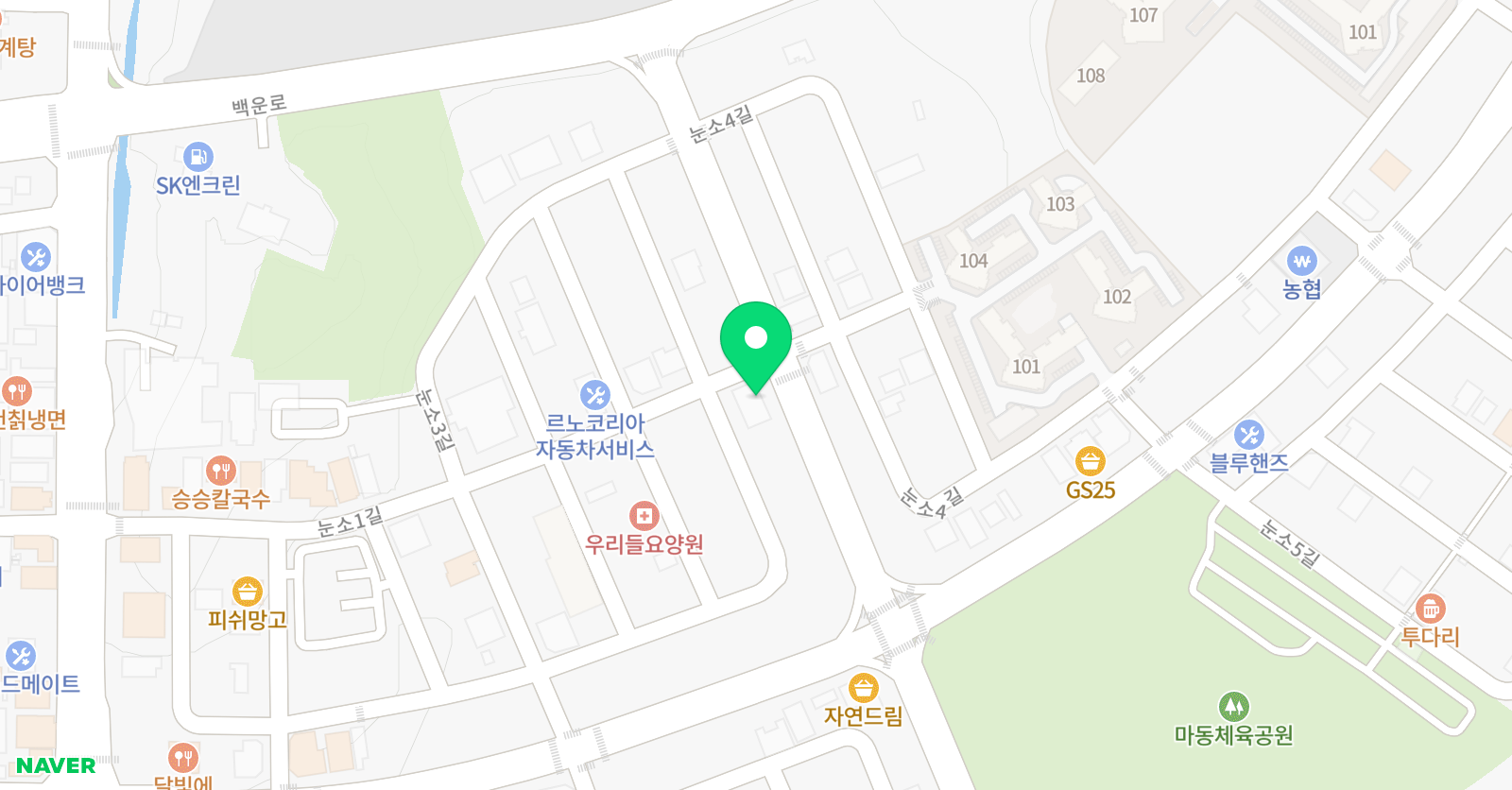포시즌 축구클럽 위치