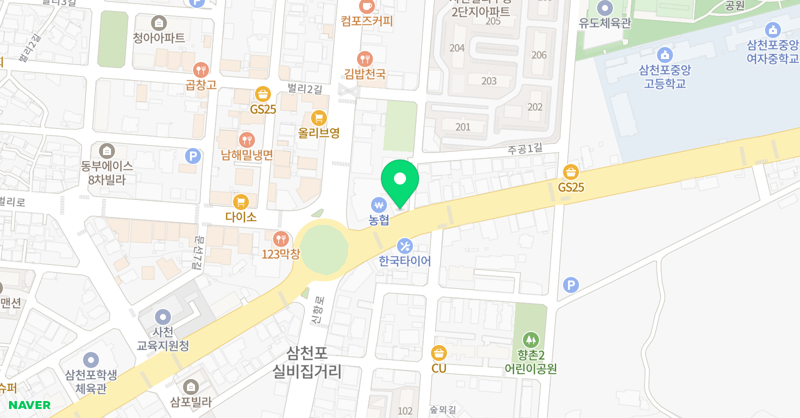 YBM잉글루서훈 영수보습전문학원 위치