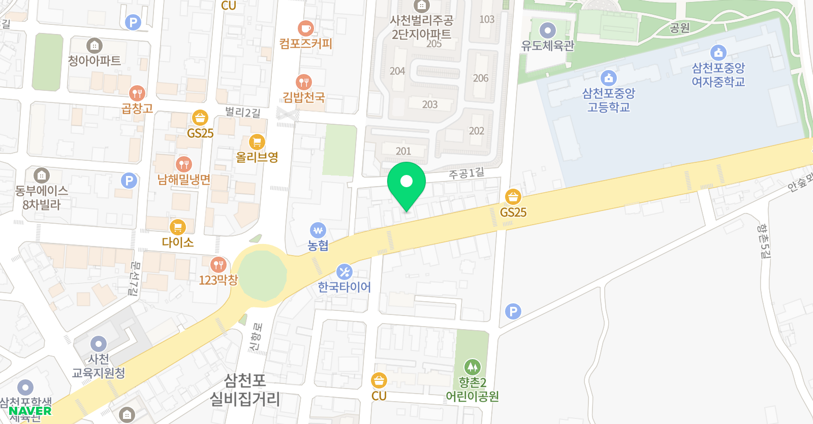 위드림 학원 위치