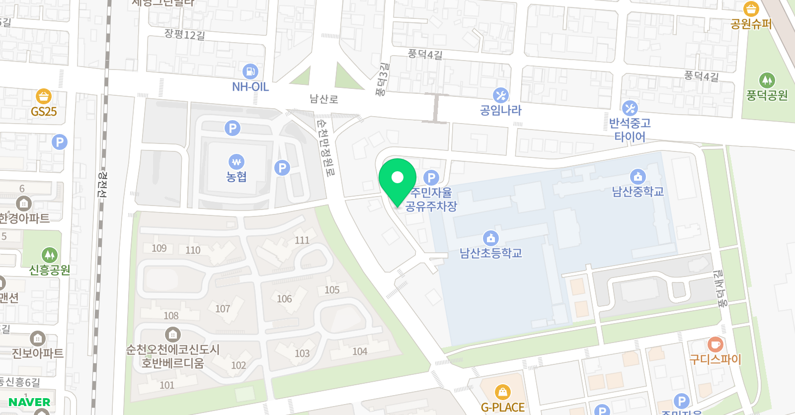 아뜰리에 미술학원 위치