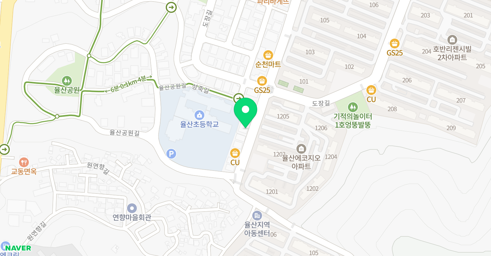 류피아노 음악학원 위치