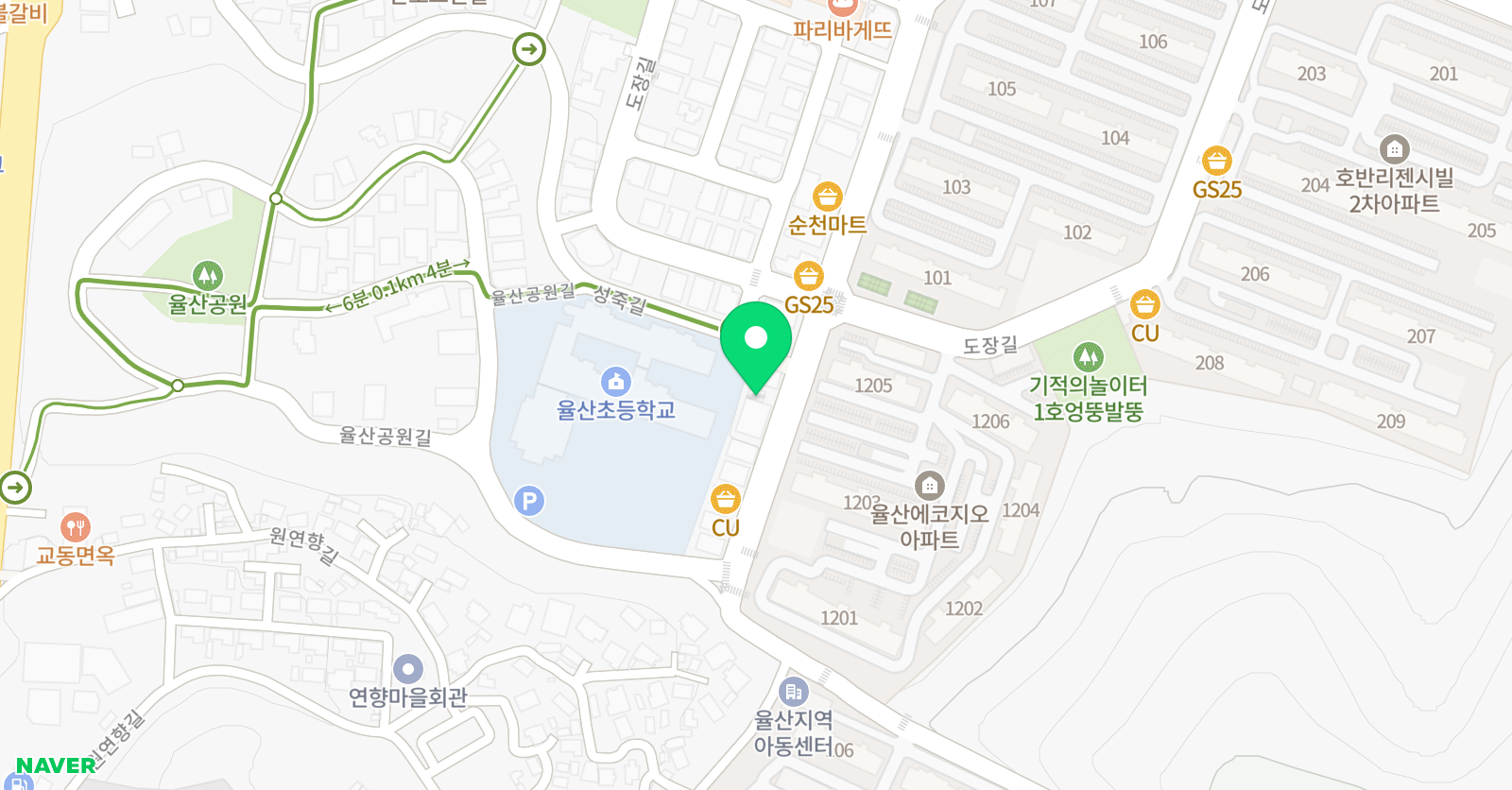 민족사관태권도 점플라이줄넘기클럽 위치