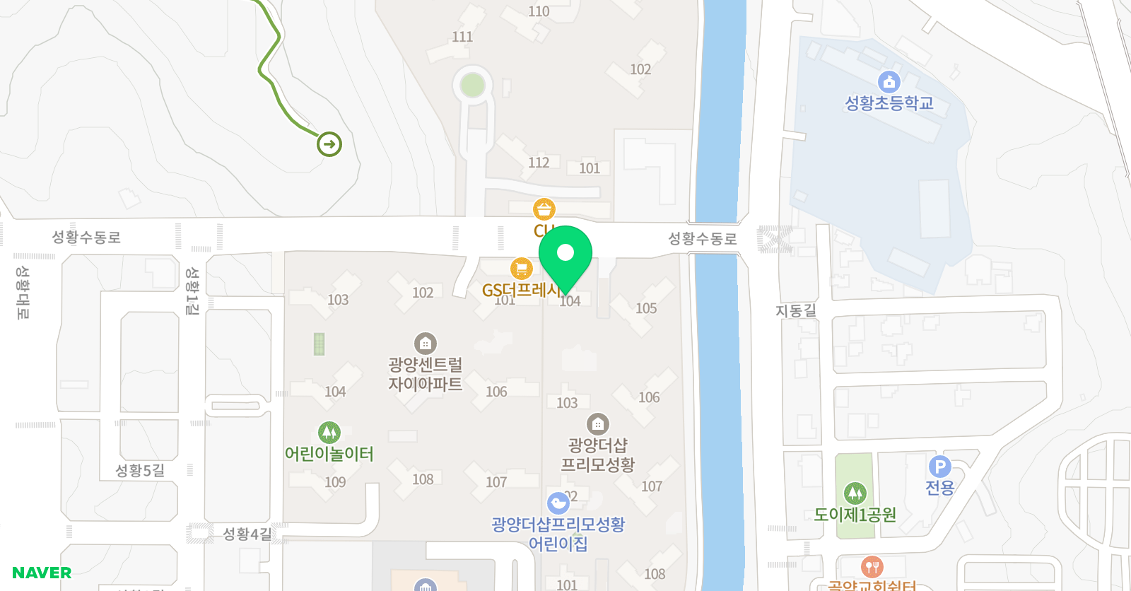 리드업 영어 위치
