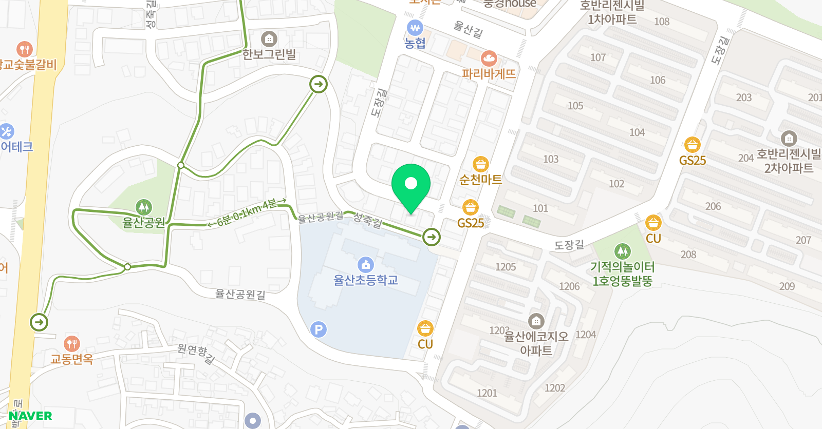 Let'stalk 영어학원 위치