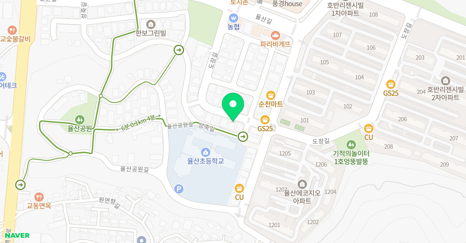 레츠톡 영어학원 위치