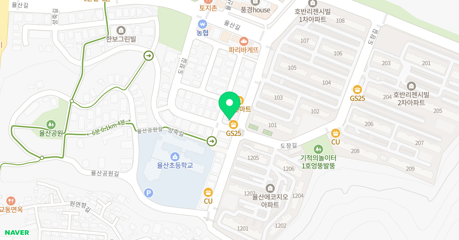 애플매쓰 수학학원 위치