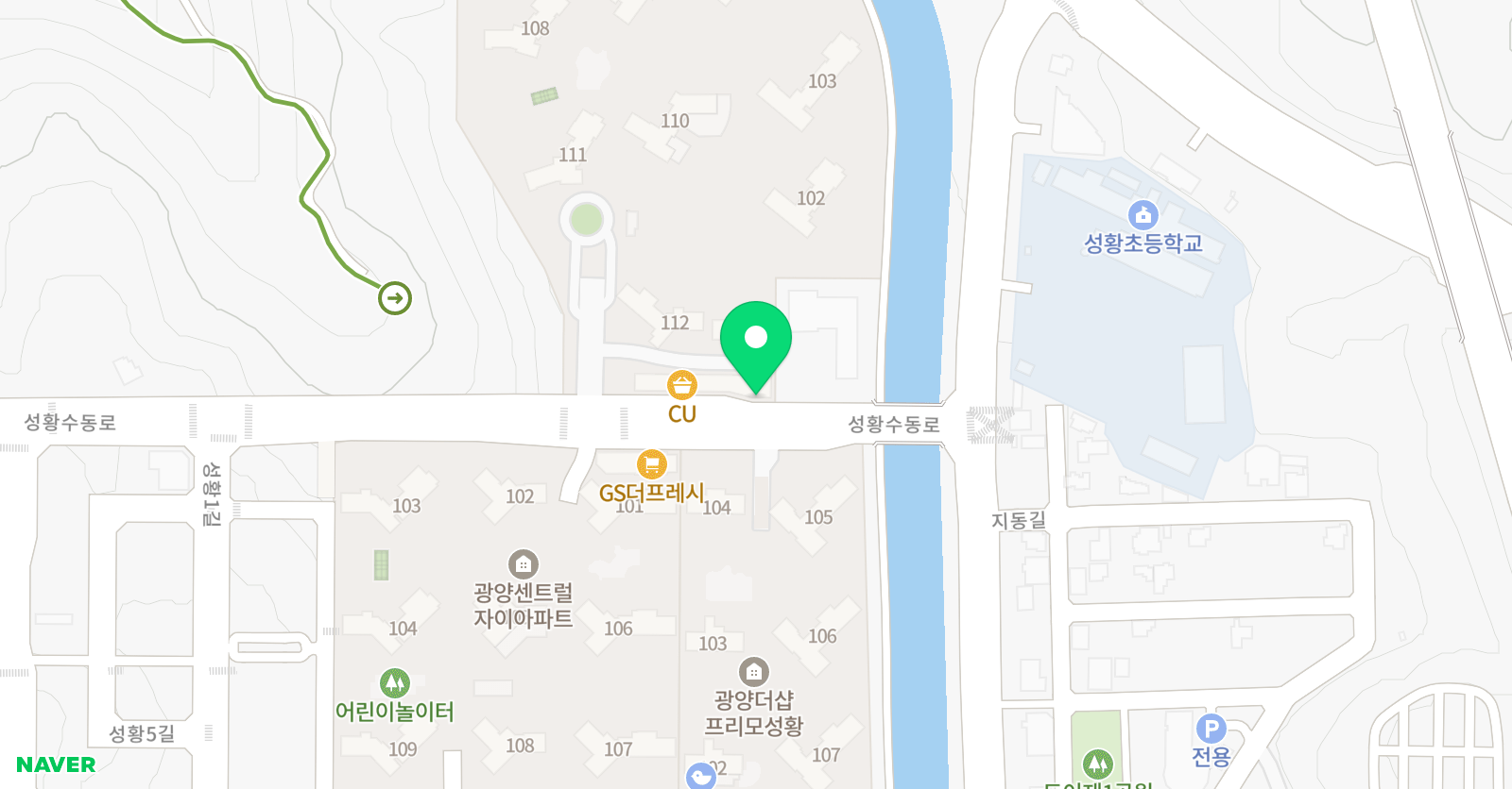 링키 영어 성황교습소 위치