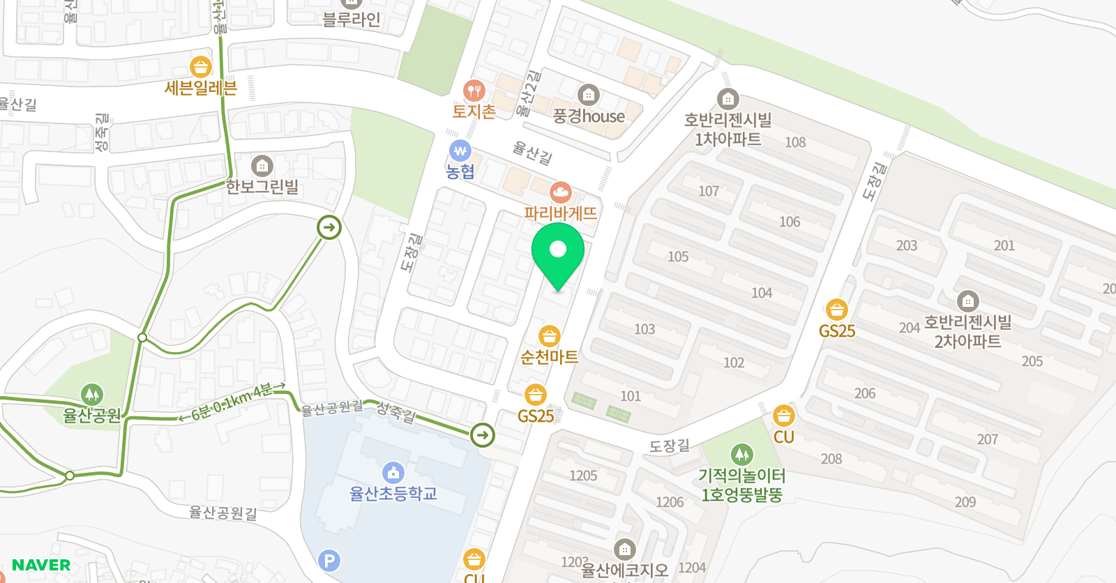 코코스 영수학원 위치