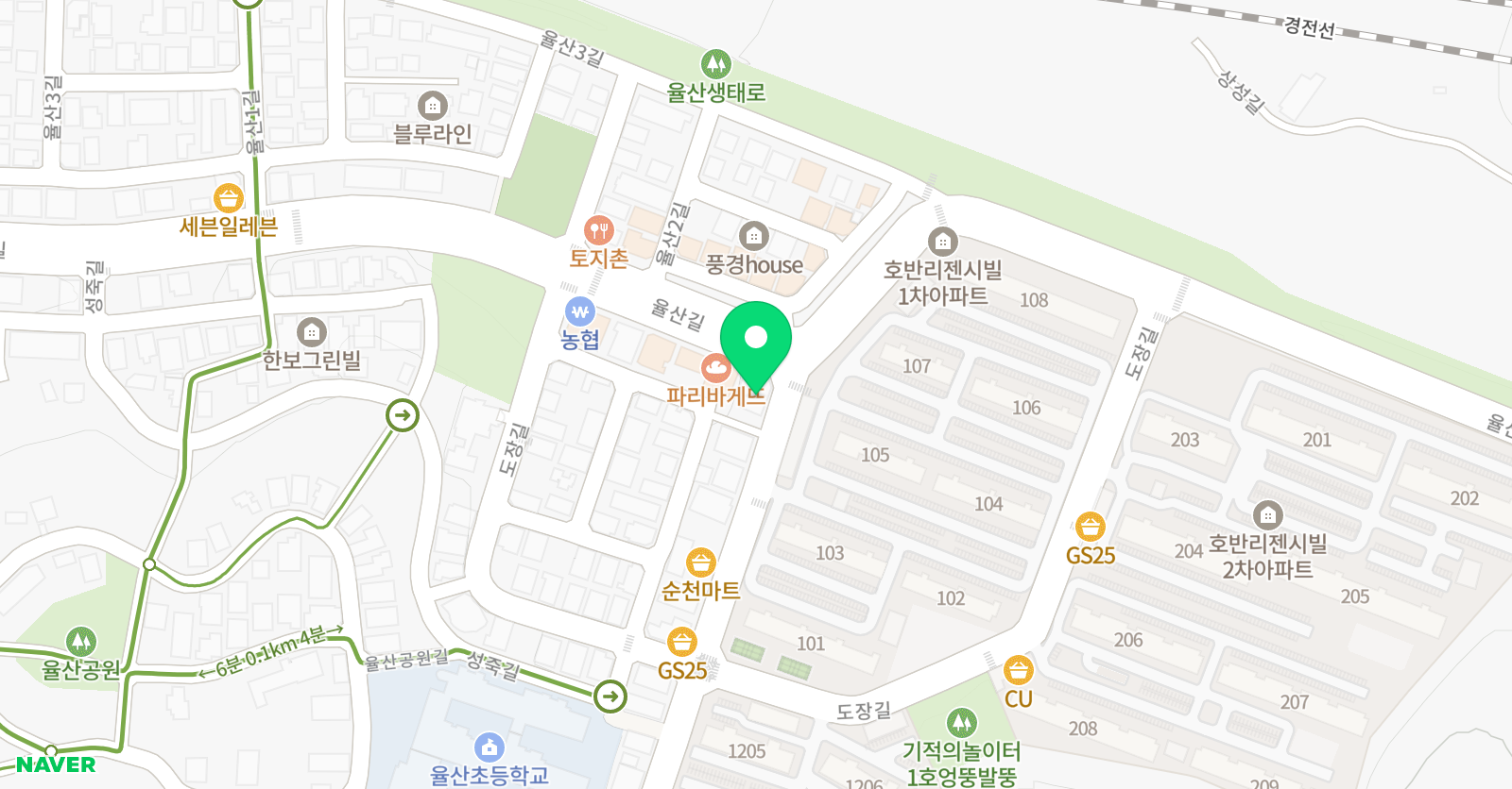 김정혜 수학영어학원 위치