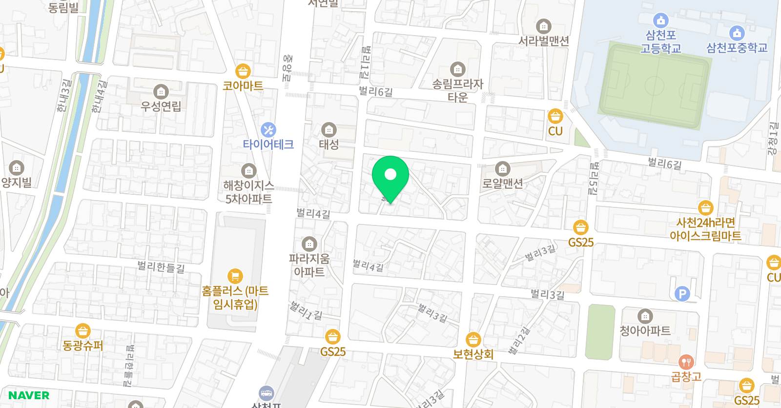티오피에듀 학원 위치