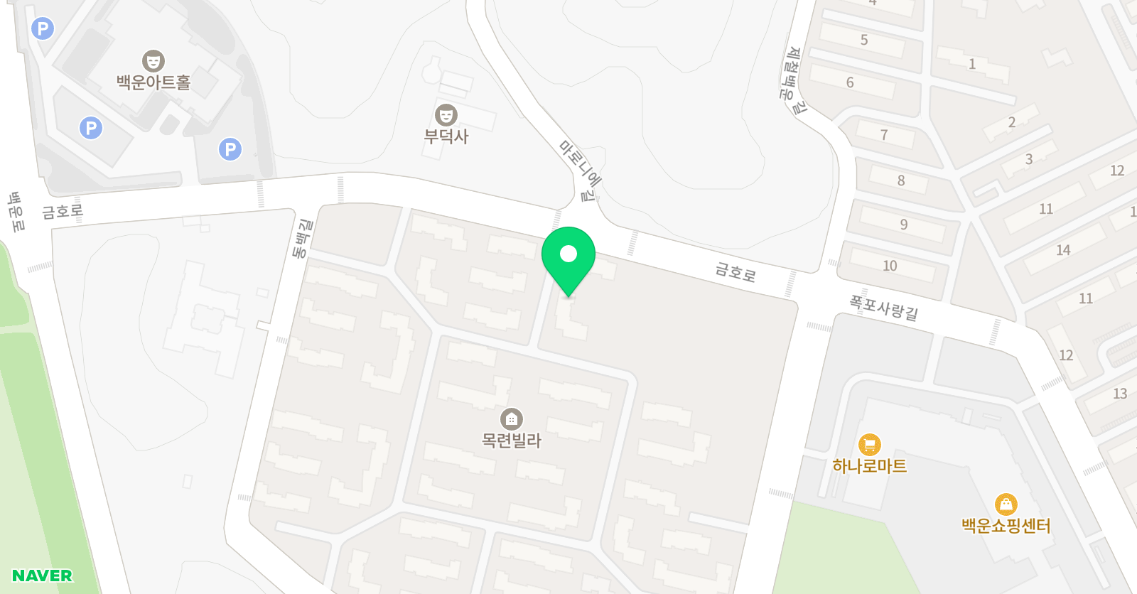 푸르넷아카데미 위치