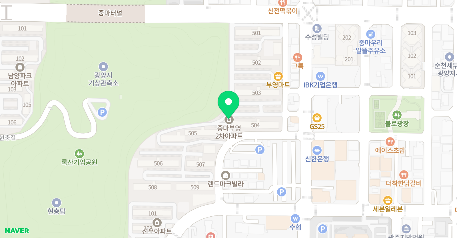 눈높이 중앙공부방 위치