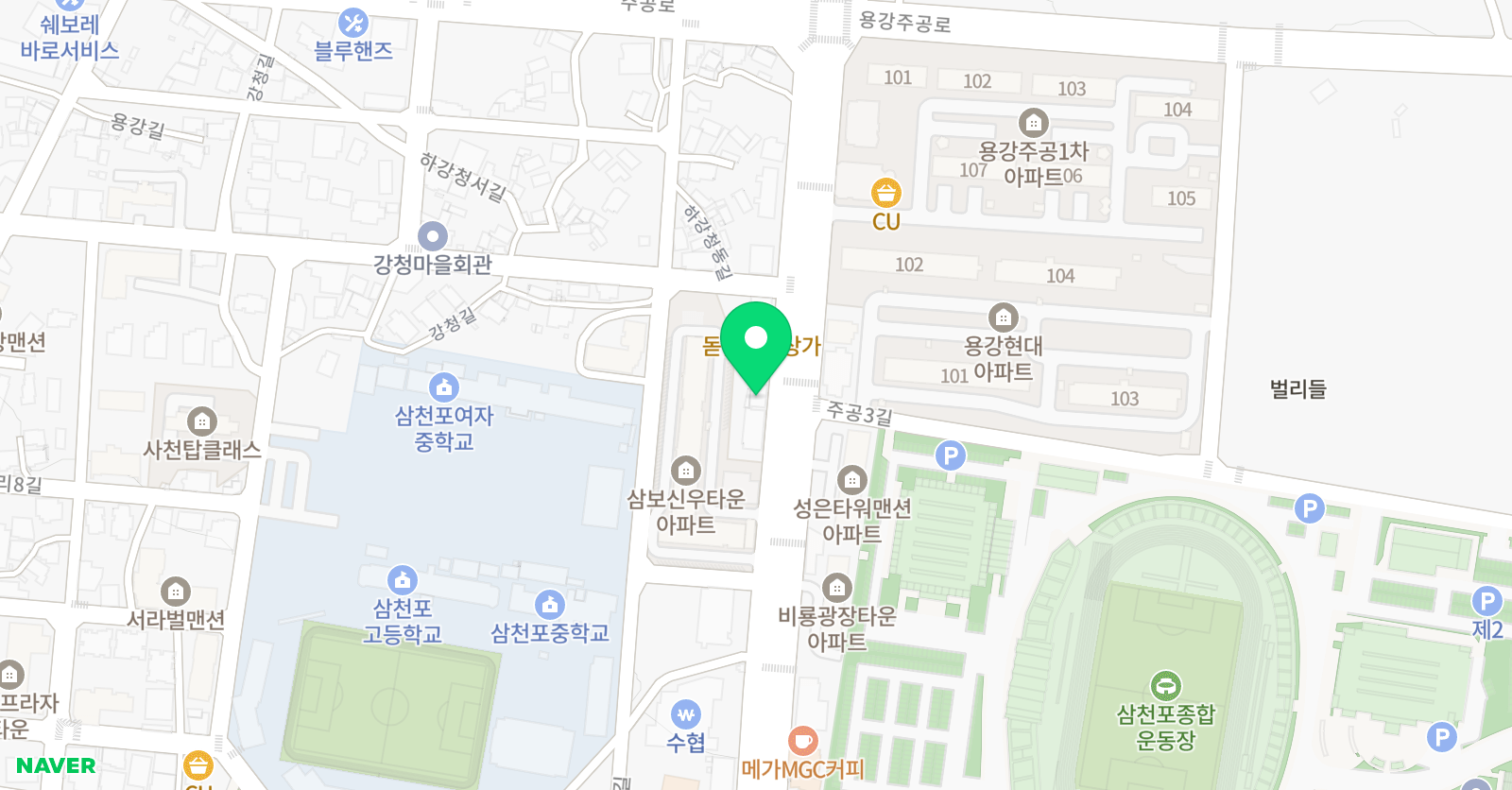동원 학원 위치