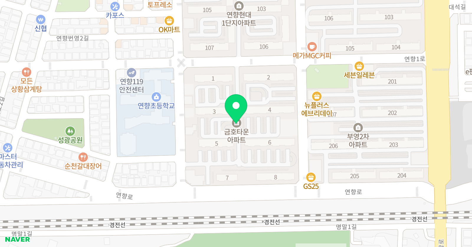 송명 학원 위치