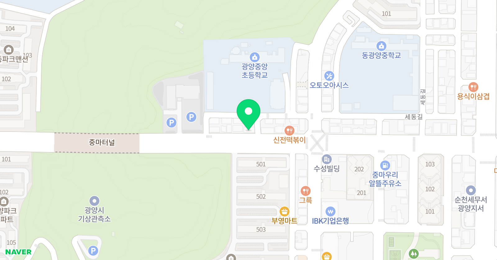 J&J아카데미 위치