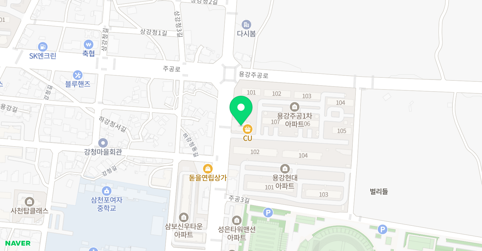 글로리 피아노학원 위치