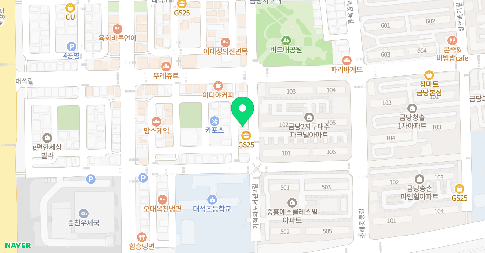 이엘아카데미 학원 위치
