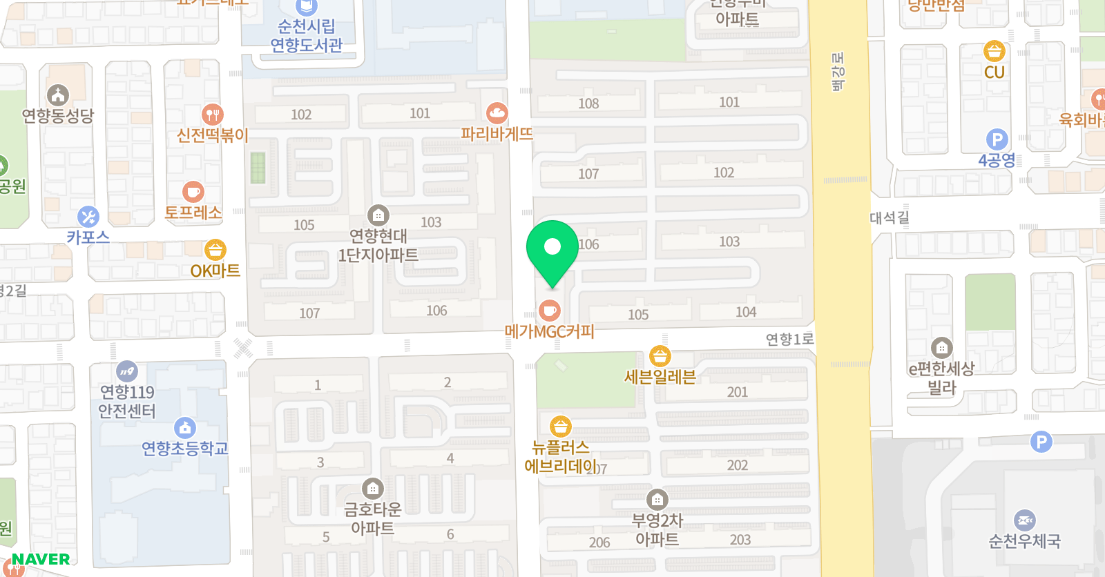 석사 태권도 위치