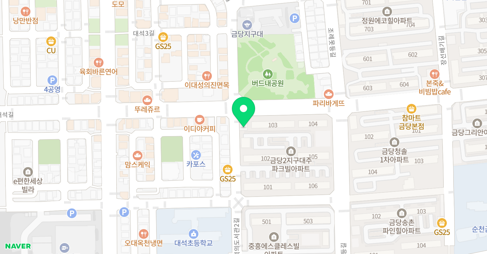 빨간펜 수학의달인 양샘 수학교습소 위치