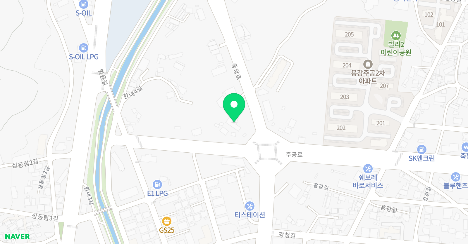 키즈인원더 영어학원 위치