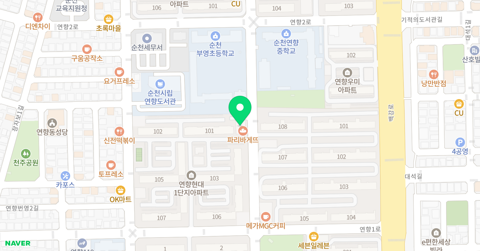 GL 영재학원 위치