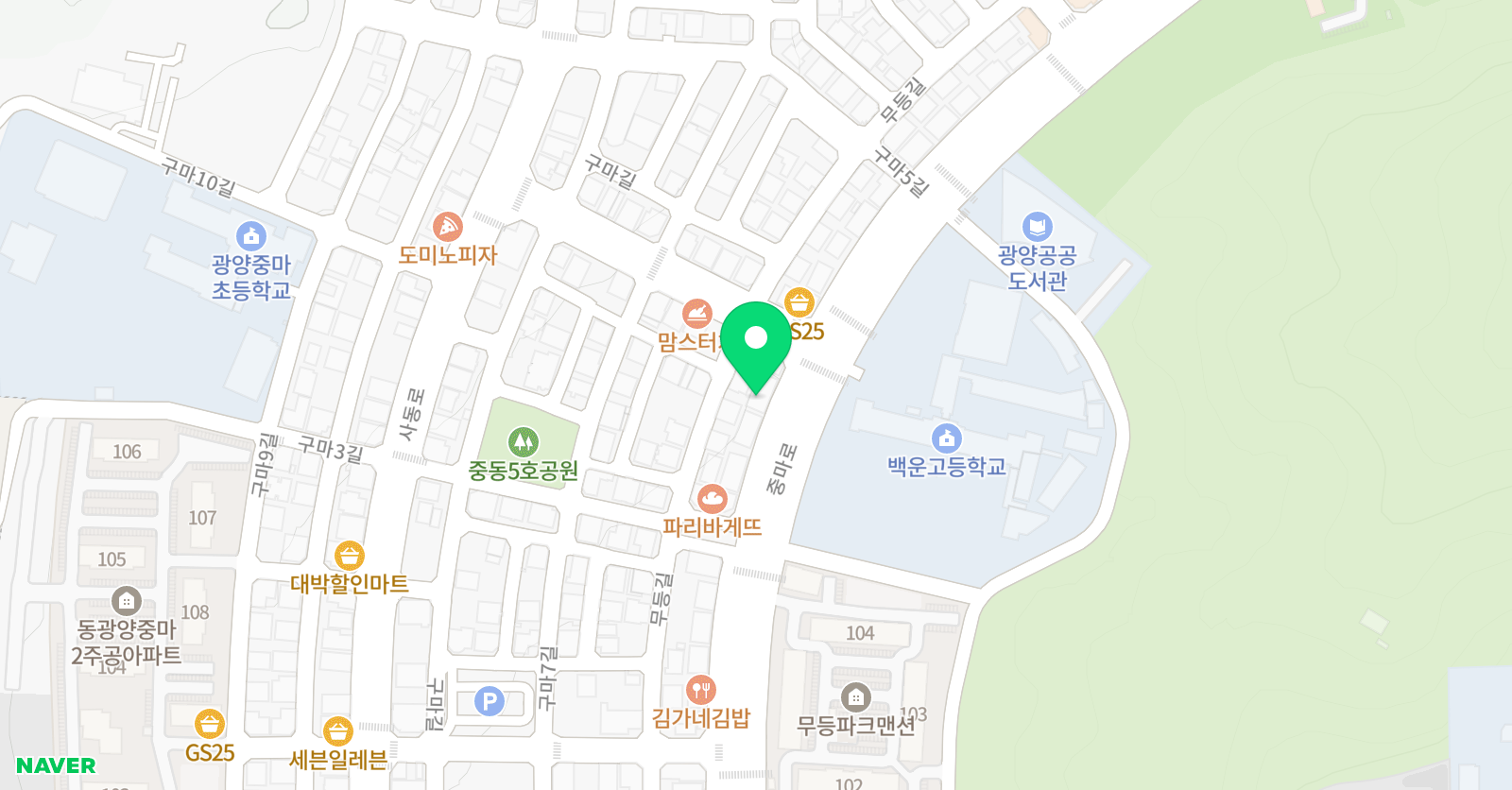 수학전문멘토 스쿨학원 위치