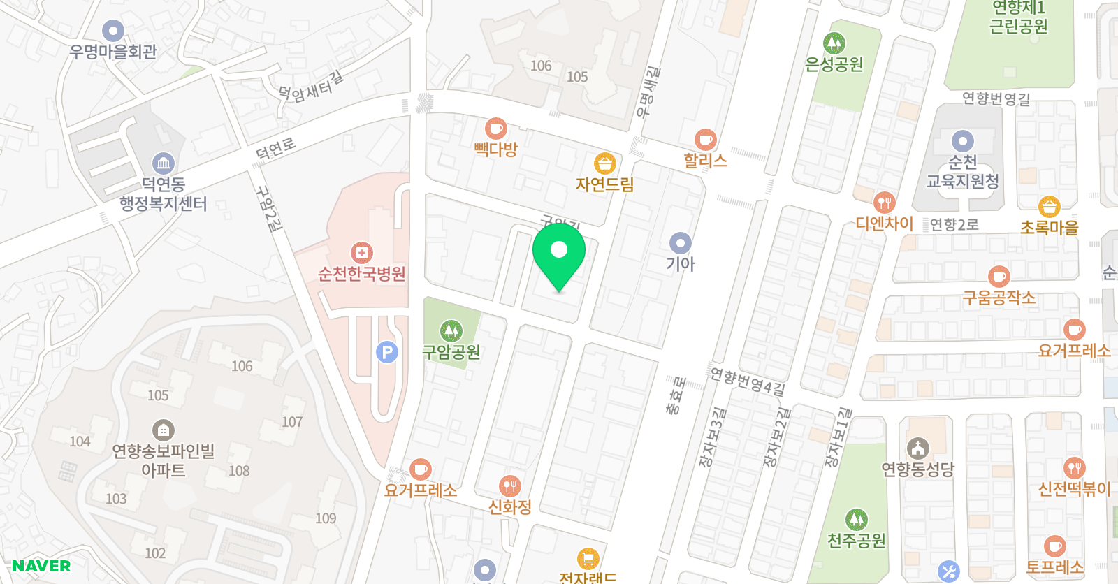 퐁당퐁당 어린이전용수영장 위치