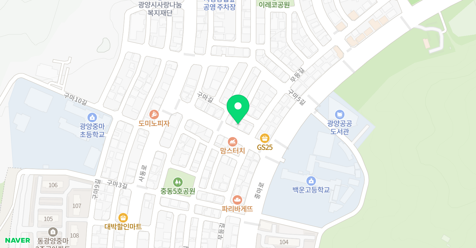 예초 미술학원 위치