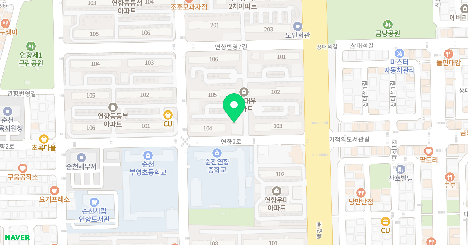하늘빛 피아노학원 위치