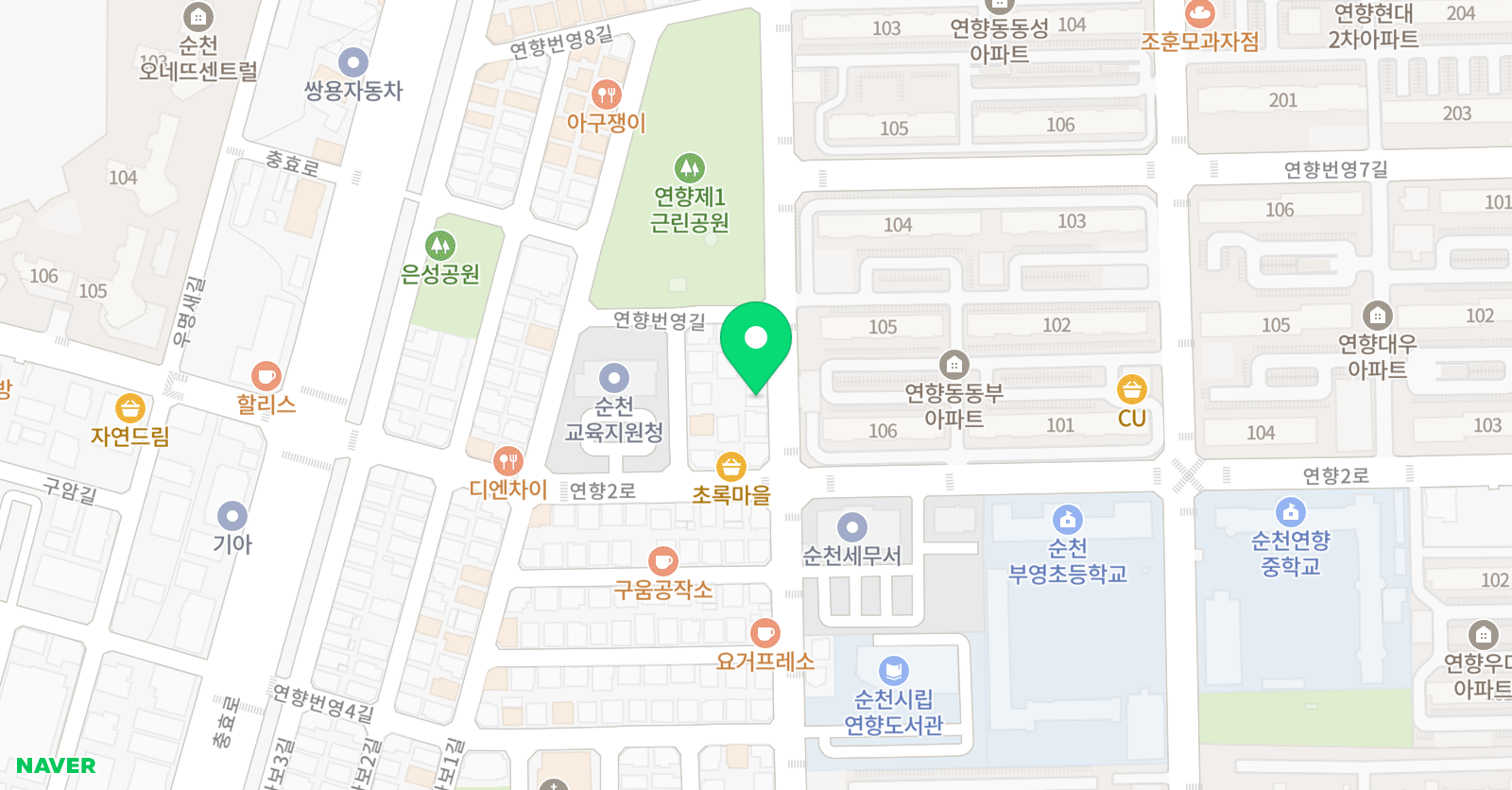 세종 피아노학원 위치