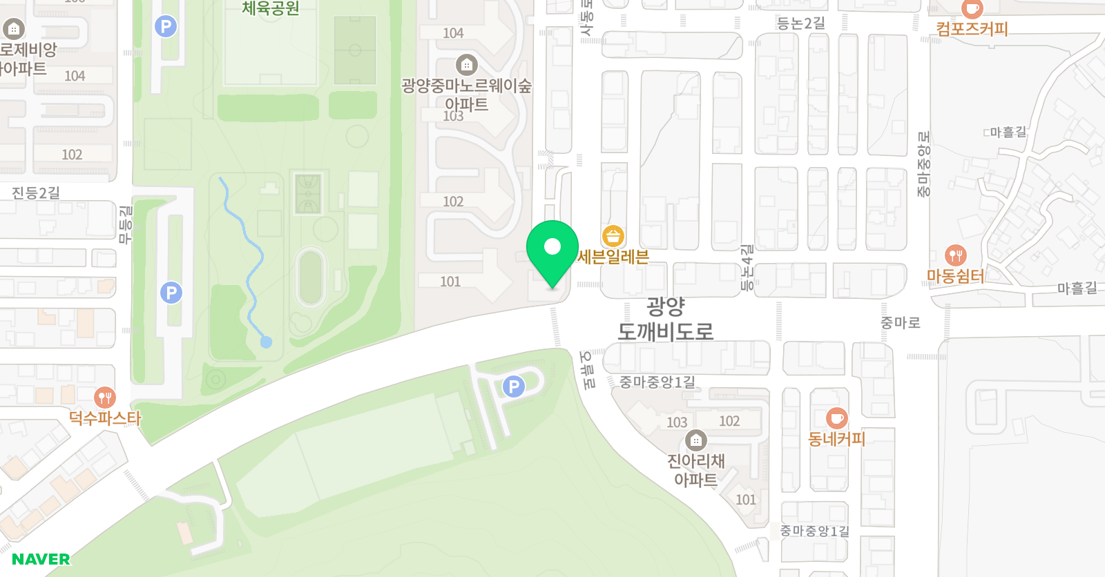 랄랄라 음악미술학원 위치