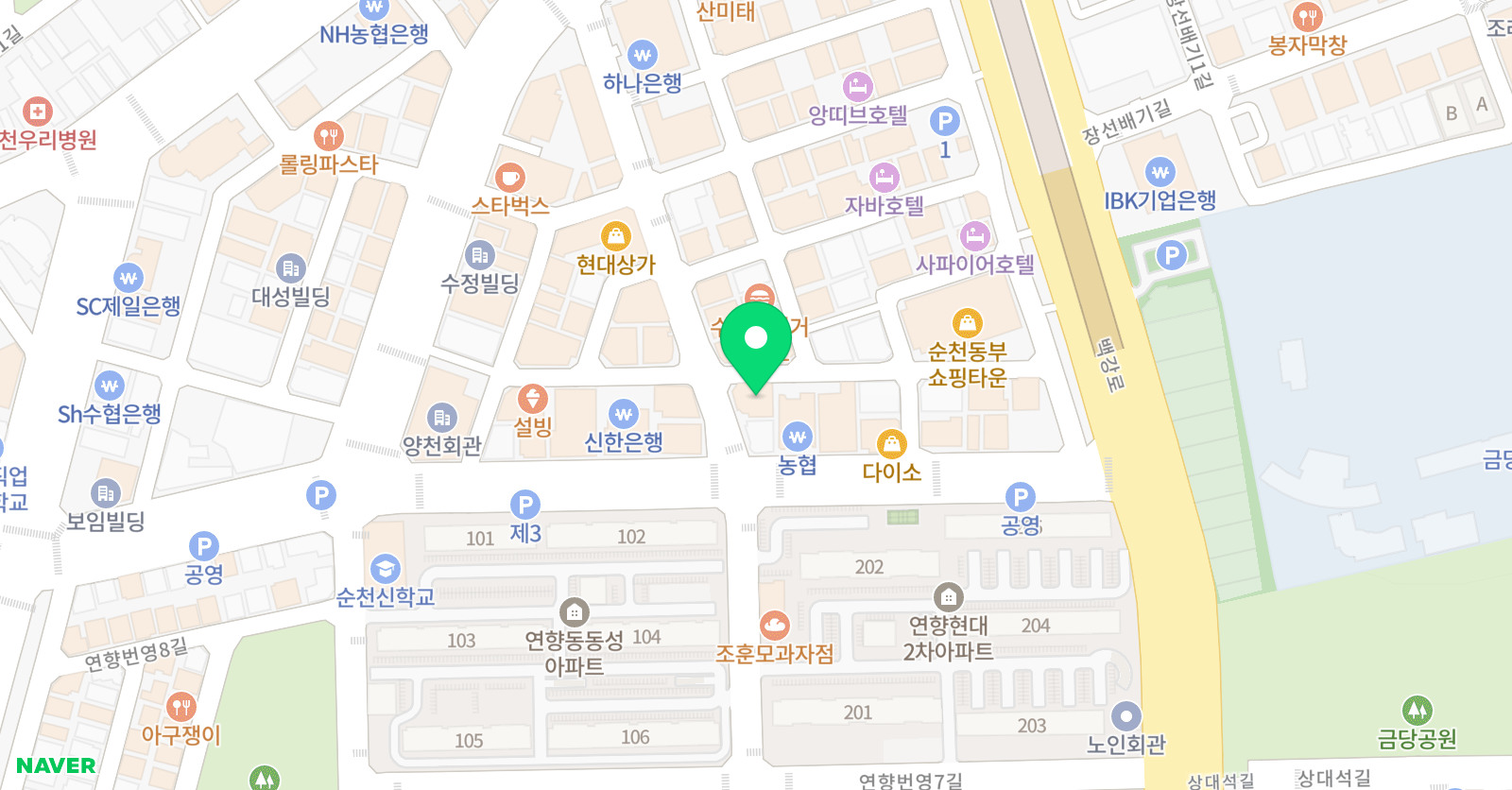 아미쿠스 학원 위치