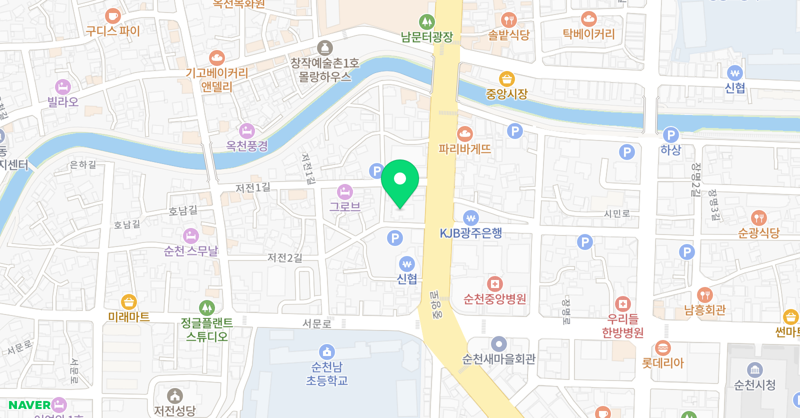 순천에이스 미술학원 위치