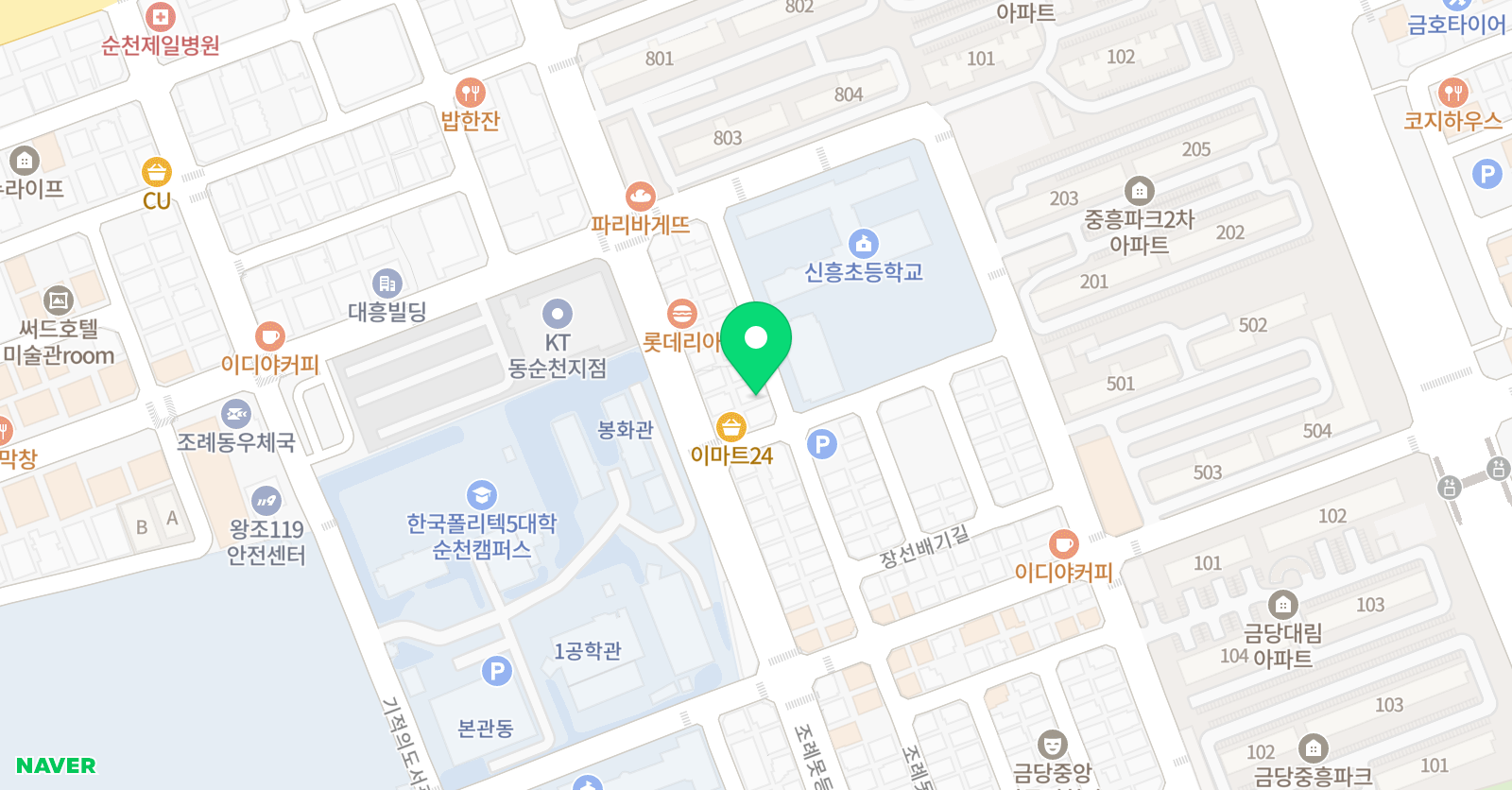 오피니어 수학과학 영재학원 위치