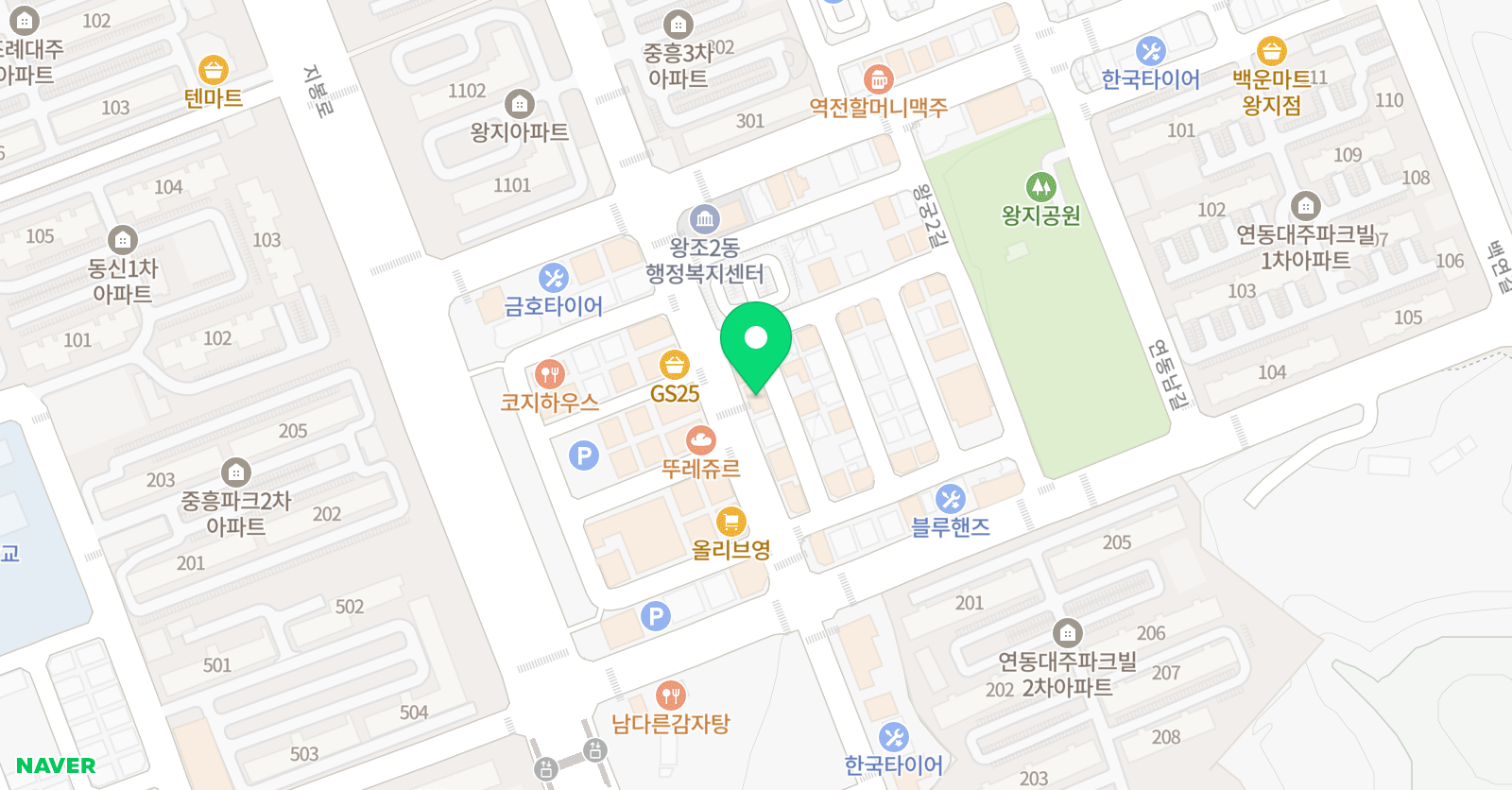 참사랑 태권도 위치