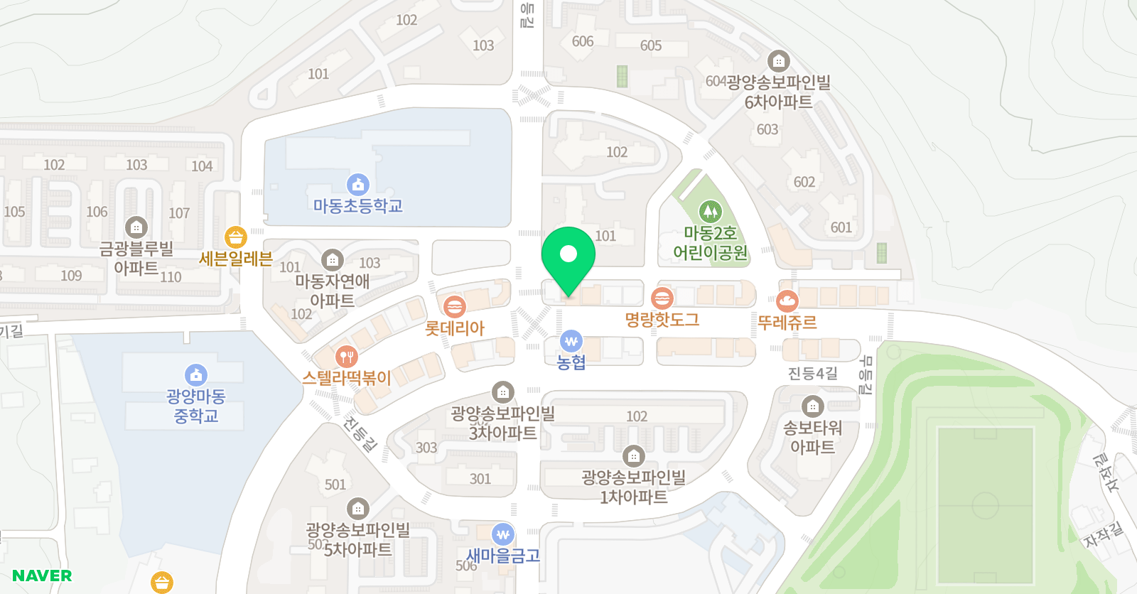 오엠오 실용음악학원 위치