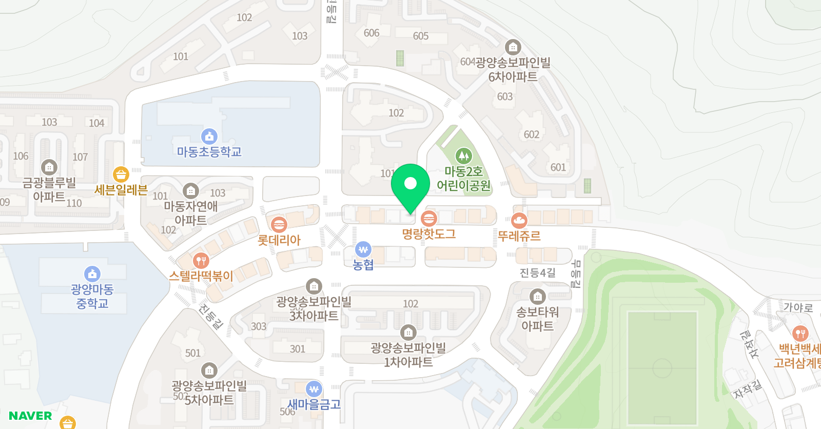 스터디포스캠프 학원 광양학원 위치