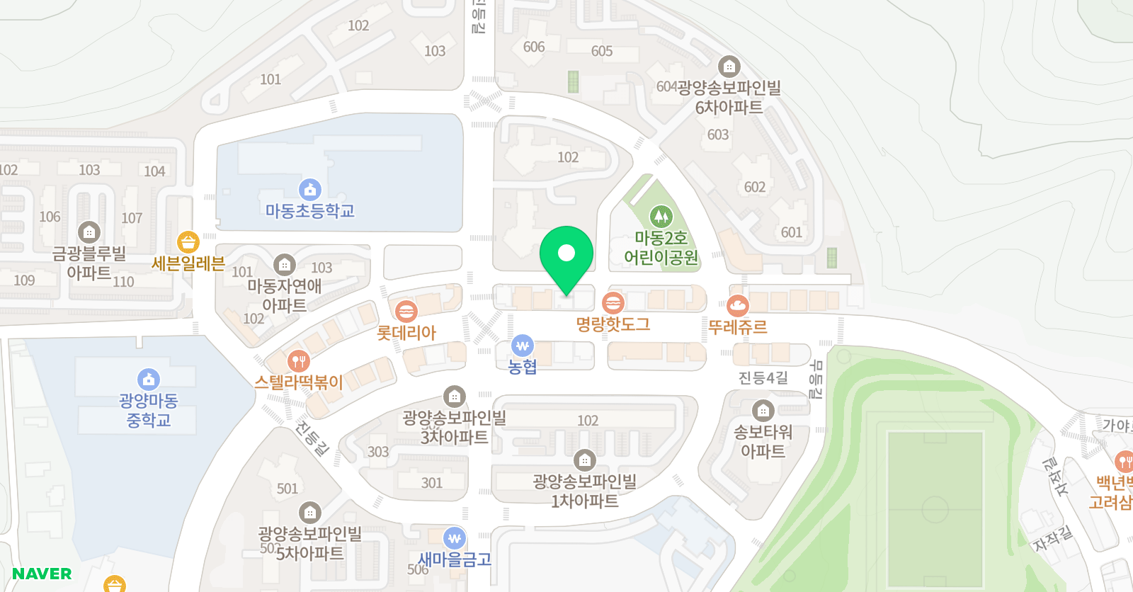 하이탑 수학과학전문학원 위치